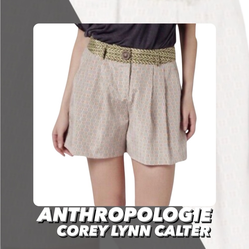 EUC Corey Lynn Calter Geometric Print Shorts